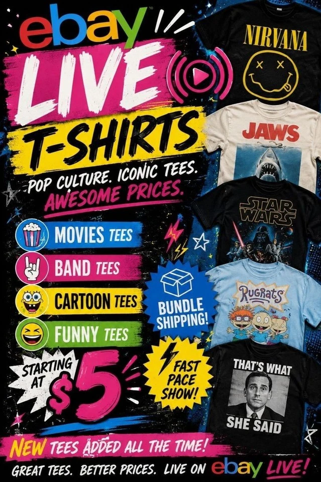 $4.99 START T-SHIRTS BUNDLE SHIPPING M,L,XL,2X,3X,4X SIZES
