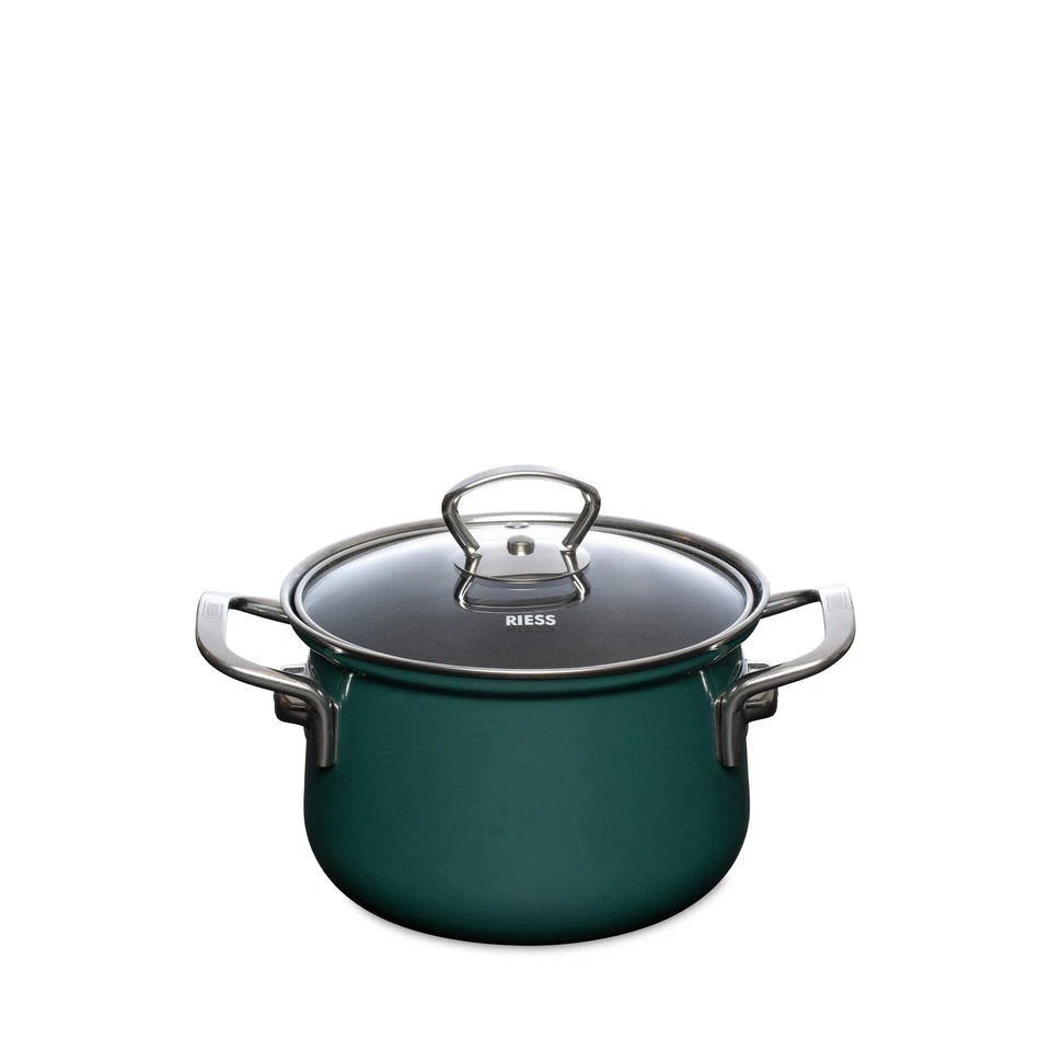 Riess NOUVELLE - Teal - Fleischtopf mit Glasdeckel
