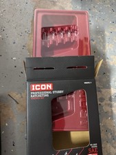 ICON Stubby Ratcheting Wrench package and tra...