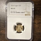 U.S. Mint American Eagle Gold G$5 2026 NGC MS 69 Business Strike Bullion Coin
