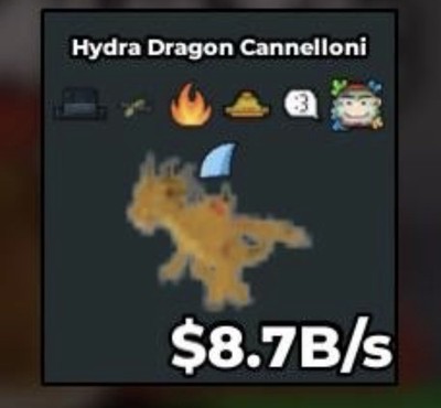 Steal A Brainrot Hydra Dragon Cannelloni 8b+