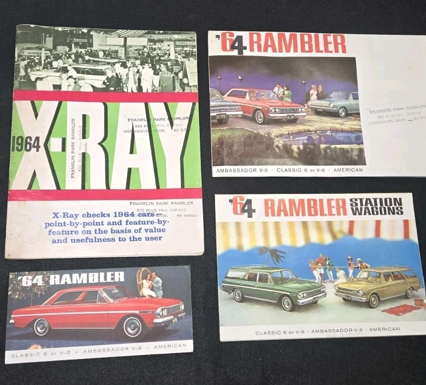 1964 Rambler продажи брошюра буклет каталоги лот из 4.  - Изображение 2 из 4