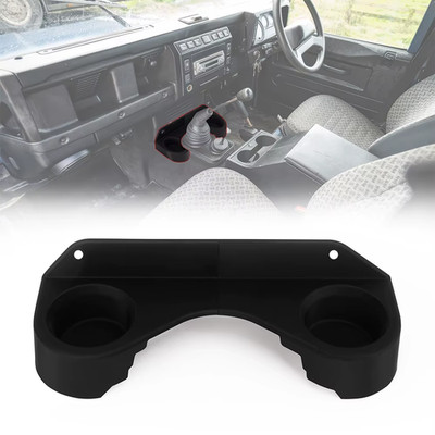 Double Hole Beverage Cup Holder for Defender 300Tdi Td5 Models 1994 to 2006RDX S
