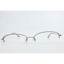 Coach Nadine Taupe Semi Rimless Eyeglasses Frames 52 17 135 Signature Monogram
