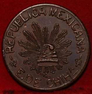 1915 Mexico 5 Centavos Foreign Coin