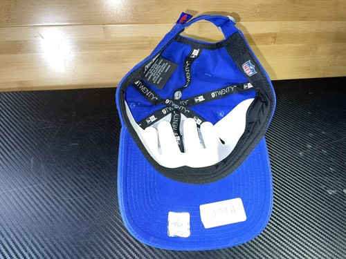 Buffalo Bills New Era 9Twenty Blue Red NFL Strap Back Retro Buffalo OSFM - Picture 8 of 12