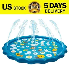 Kiddie Inflatable Pool for Kids Family Splash Pool with Sprinklers size 100cm