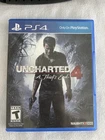 Uncharted 4 A Thief’s End PS4 Complete Tested Working Fast Ship