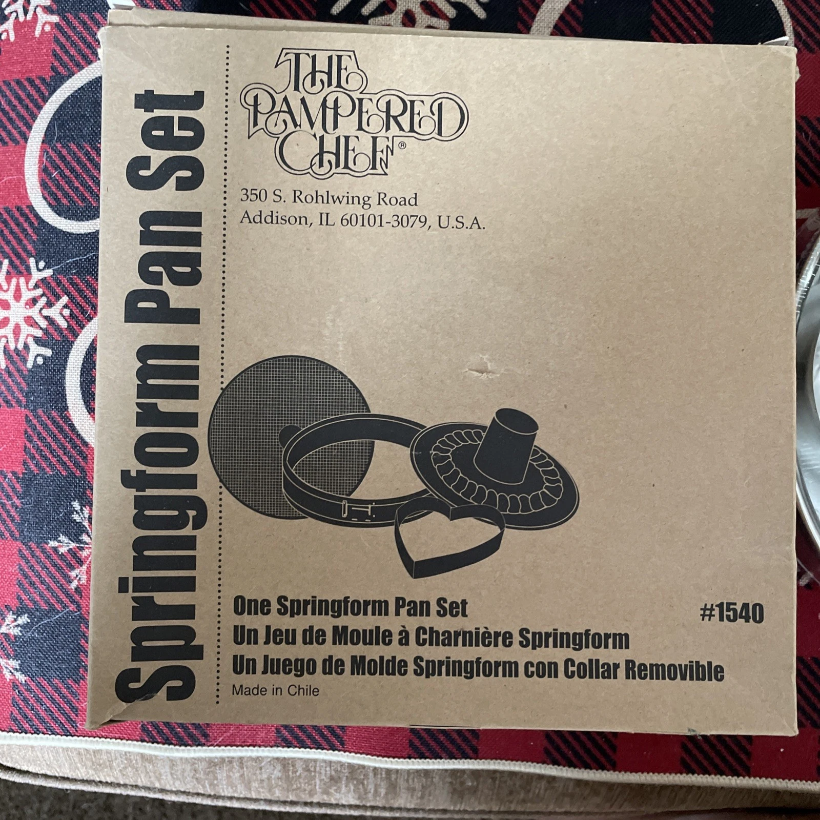 Pampered Chef Springform Pan Set (#1541) – (NIP) – Retired NIB