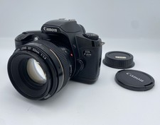 Excellent Canon EOS Kiss AF Film SLR Camera Body EF 50mm F/1.4 Lens From Japan