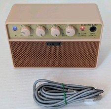 10W Mini Bass Amp Portable Rechargeable Bluetooth Amplifier Pale Beige Speaker