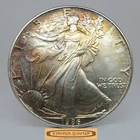 1986 American Silver Eagle 1 oz .999 Silver, Both Side Toned - #C59463NQ