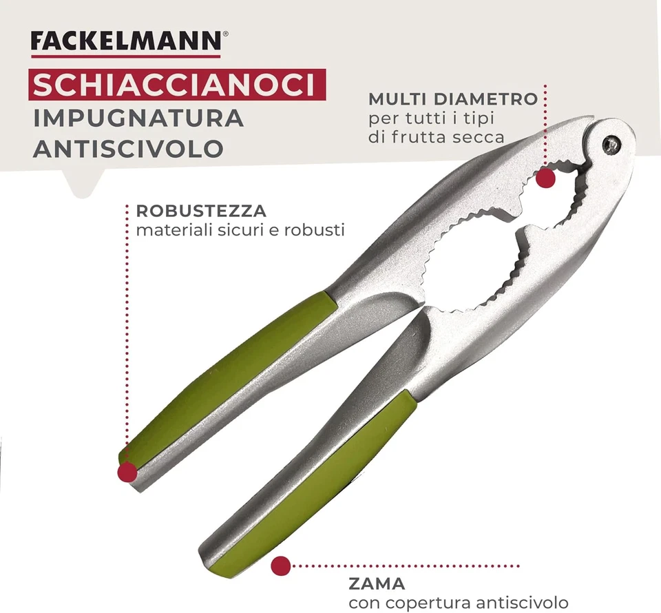 Rompinoci Con Impugnatura Antiscivolo, Metallo, Multicolore, Unica - Immagine 2 di 4