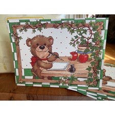 Suzys Zoo Vintage 1994 Bear Writing Note Card...