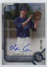 2022 Bowman Draft Chrome Pick Refractor 304/499 Ryan Cermak #CDA-RCK Auto 15aq