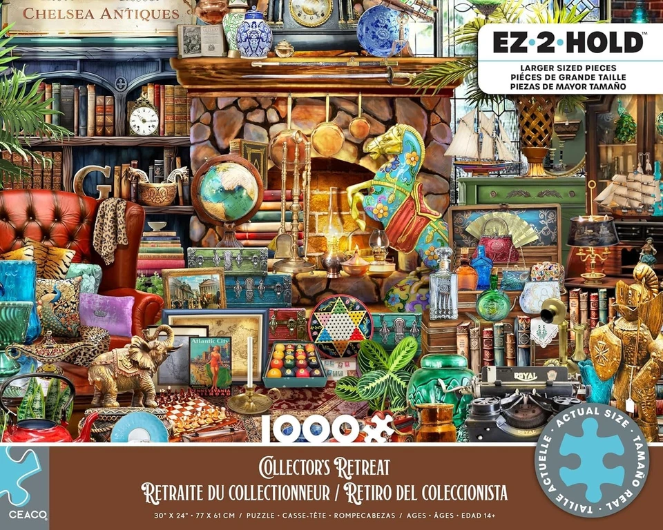 - EZ2Hold - Collector's Retreat - 1000 Piece Jigsaw Puzzle for Adults - Chall... - Image 3 of 4