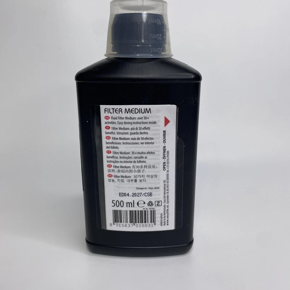Easy-Life Filtro Medio Acuario Acondicionador Agua 500 ml Agua Dulce Marina Foto 2 de 4