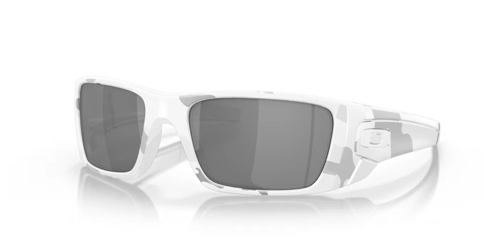 OAKLEY ТОПЛИВНЫХ ЭЛЕМЕНТОВ СОЛНЦЕЗАЩИТНЫЕ ОЧКИ АЛЬПИЙСКИЙ БЕЛЫЙ КАМУФЛЯЖ / ЧЕРНЫЙ ИРИДИЙ OO9096-G6