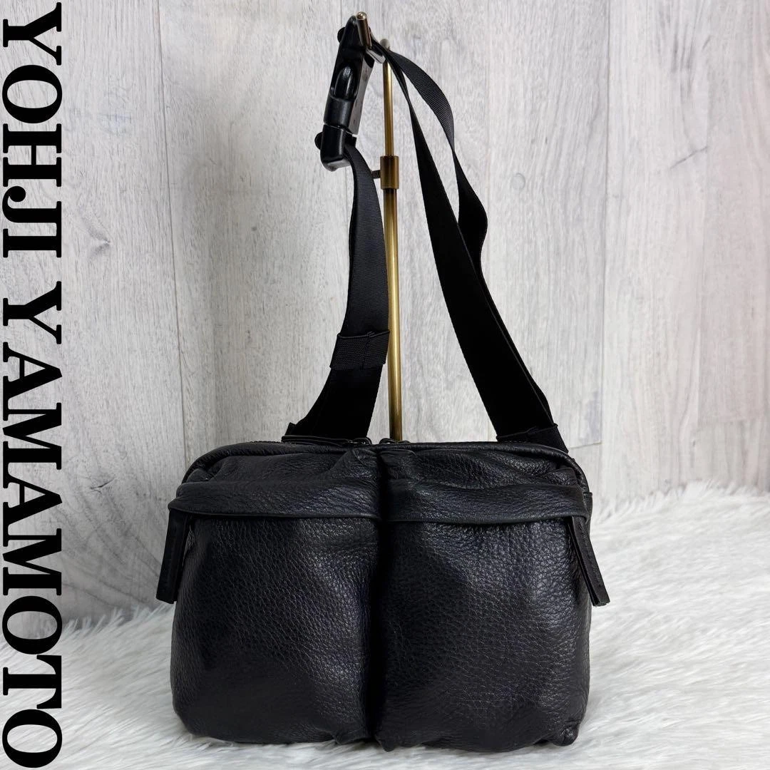 Yohji Yamamoto Black Leather Exterior Bags & Handbags for Women