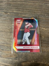 2021 Panini Elite Extra Edition Prime Numbers C Die-Cut /204 Michael Morales #83