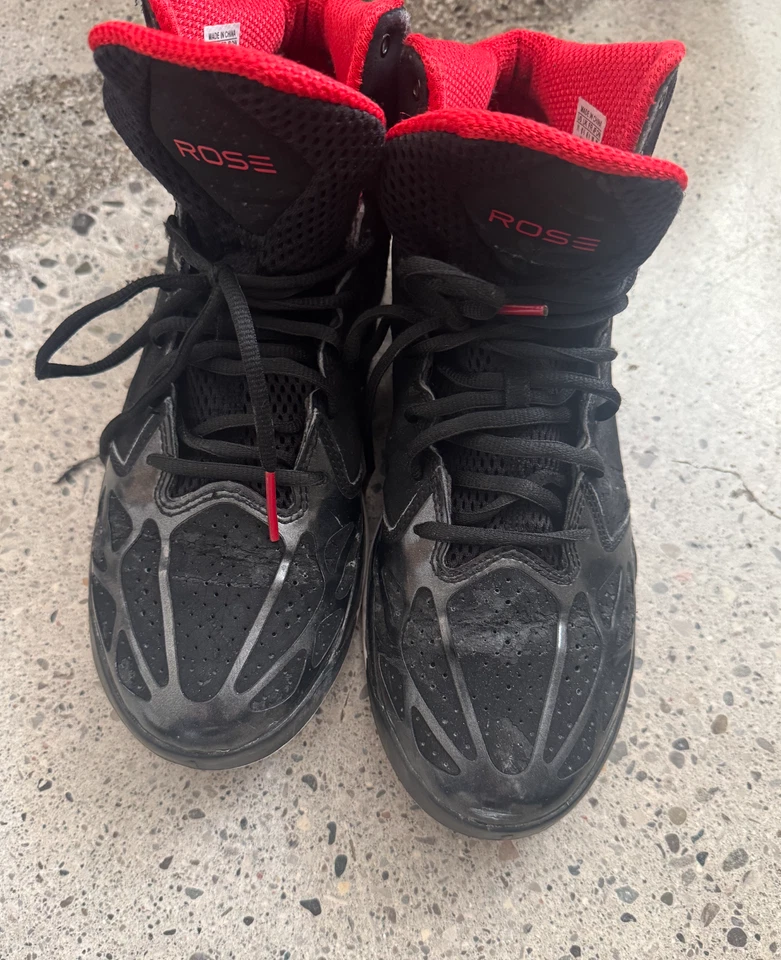 Adizero Crazylight Derek Rose 2 black/red SZ 11 D-ROSE - Image 2 of 4