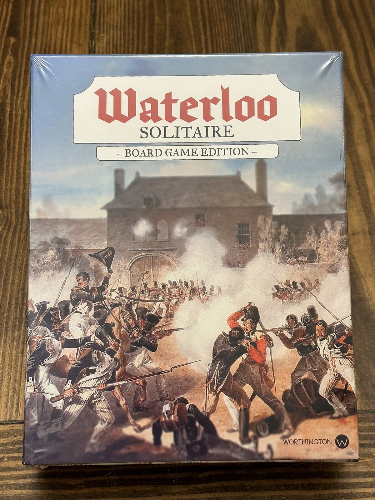 Worthington Games Waterloo Solitaire Board Game Edition Factory
