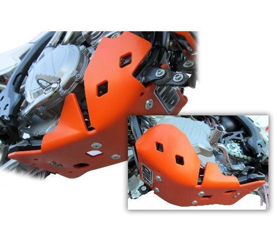 ktm 300 pipe skid plate combo