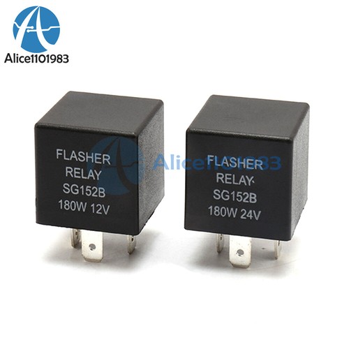 DC12V 24V 180W Car Flasher Relay Turn Signal 3 Pin Car Motorcycle Steering Relay - Picture 8 of 35