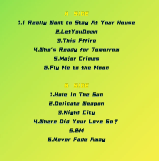 Cyberpunk 2077 Edgerunners  Fluorescent Green Cassette Tape Anime Tracks - Image 3 of 4