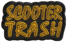 Scooter Trash Patch- 3.5x2.25 inch - P1317