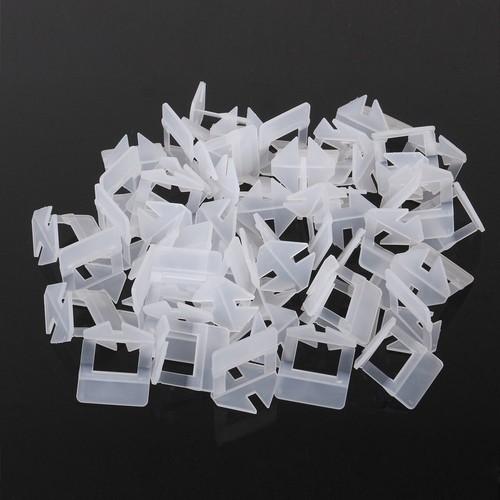 50 SETS Tile Leveling System Kit Floor Wall Spacer Tiling Tool Clips & Wedges - Picture 3 of 8