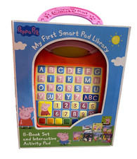 Peppa Pig/My First Smart Pad Library 8-Book Set and Interactive Activity Pad/NEW