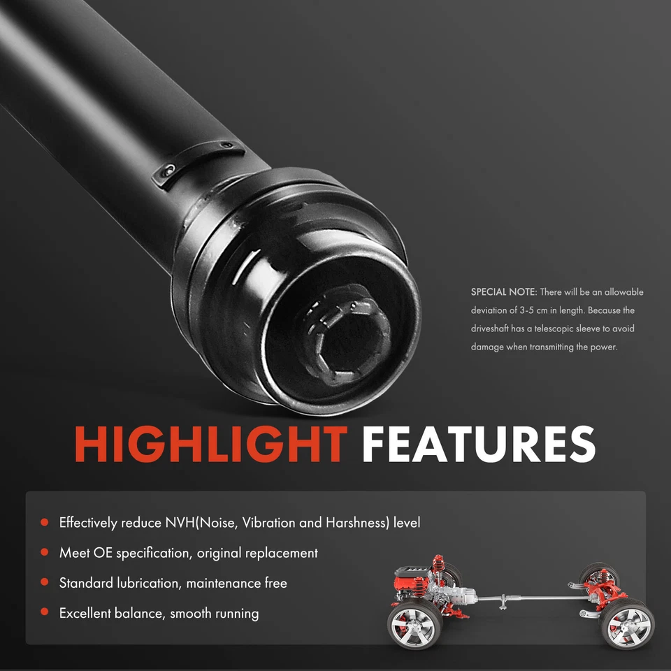 Conjunto de eje de transmisión trasero para Audi Q5 2009 2010 AWD transmisión automática Foto 4 de 4