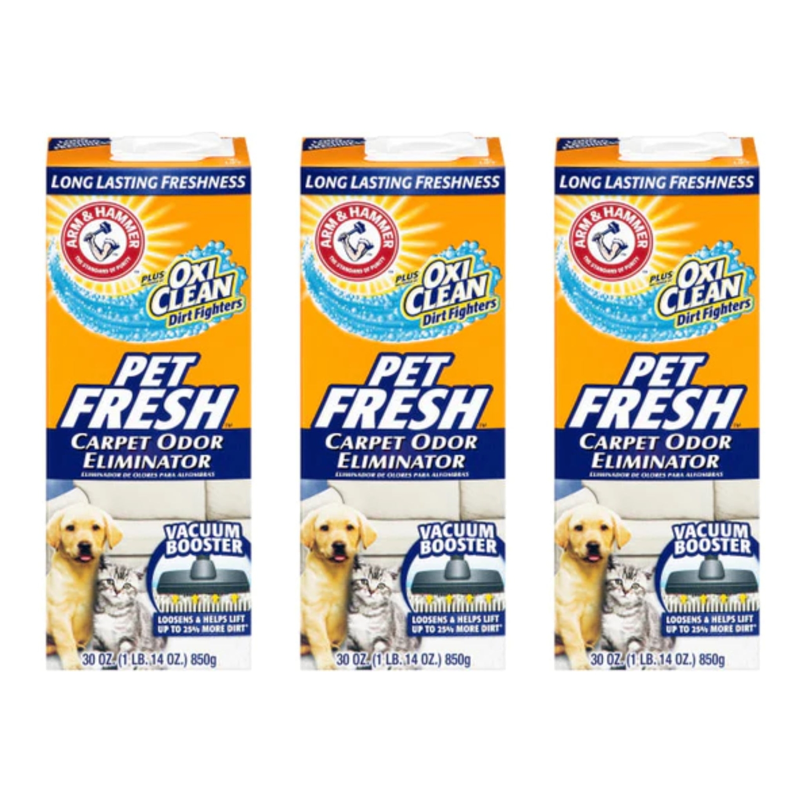 Arm & Hammer Pet Fresh Carpet Odor Eliminator, 30 oz (Pack of 3) 33200114482 eBay