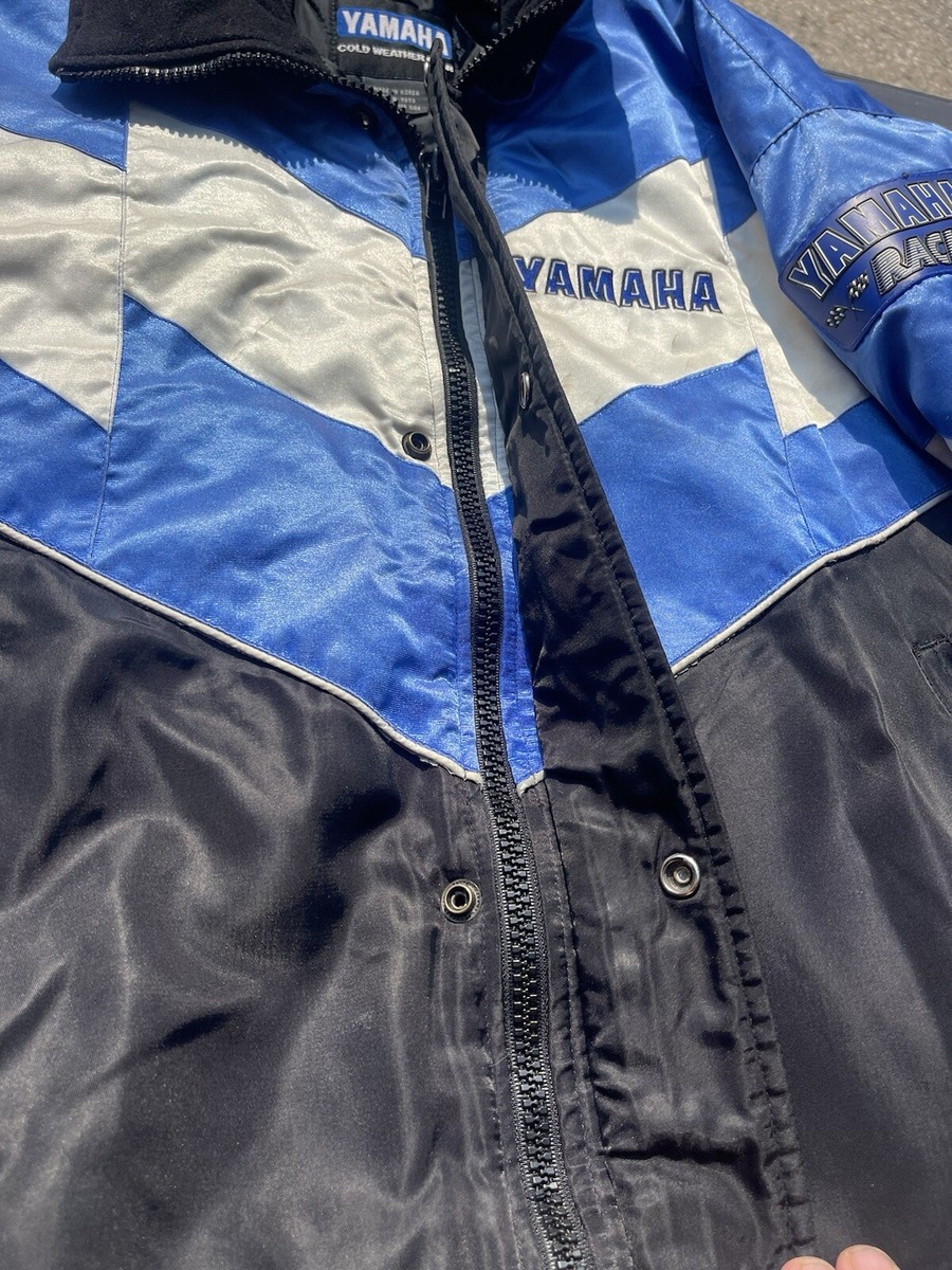 YAMAHA Snowmobile Jacket COLD WEATHER GEAR Blue Vintage 90's