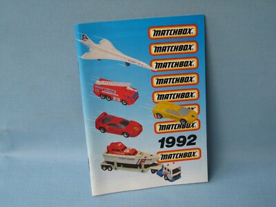 Matchbox 1992 Catalogue Rare Superfast Convoy 15cm Toy Model Display Catalog sb