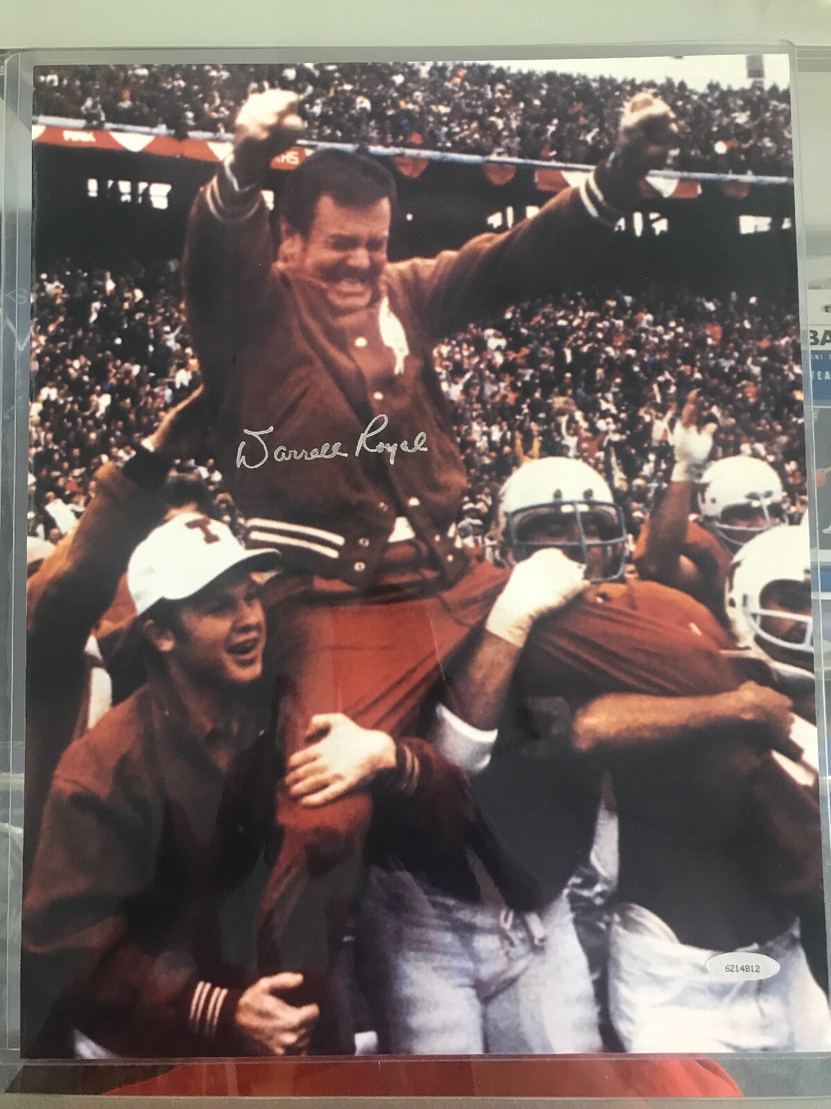 Darrell Royal Autographed Signed Texas Longhorns 11x14 Texas Longhorn In Person Tristar Authentic Deceased F 