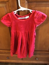 Girls Polarn O Pyret Red Dress Size 92 1.5-2 Years