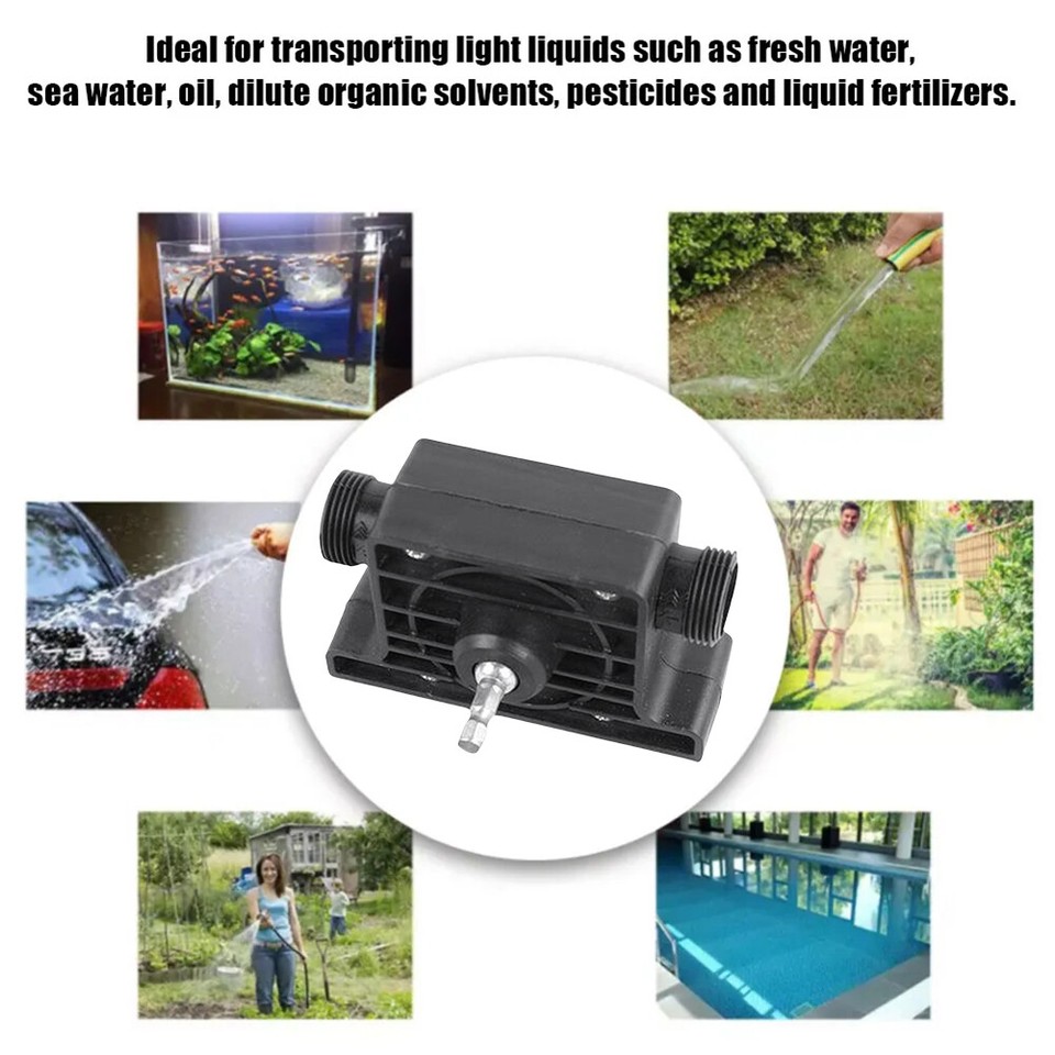 Elektrische Bohrpumpe, tragbare Saugpumpe für Zuhause, Garten