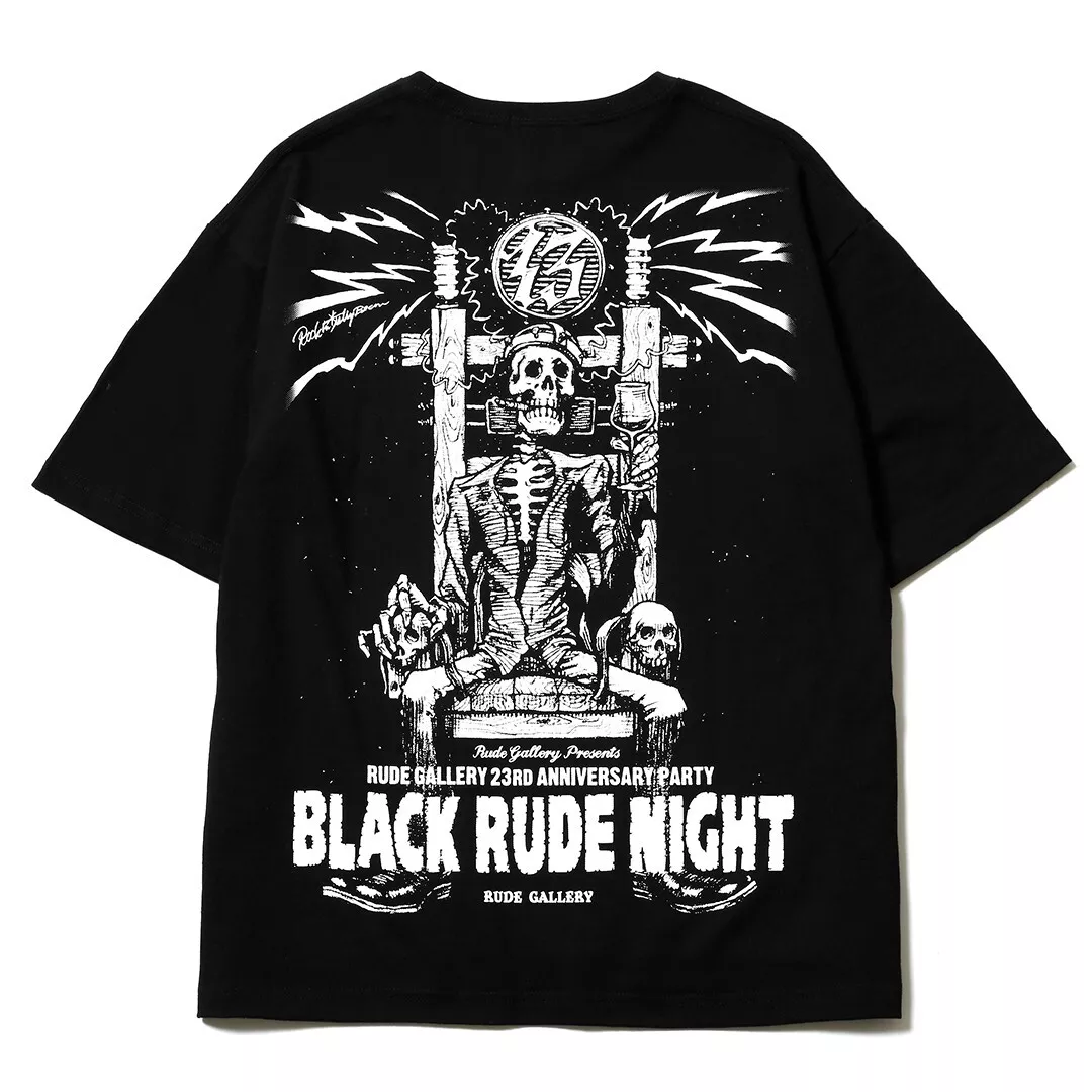 Rockin Jelly Bean ~BLACK RUDE NIGHT~ Pocket T-Shirt EROSTIKA Rude
