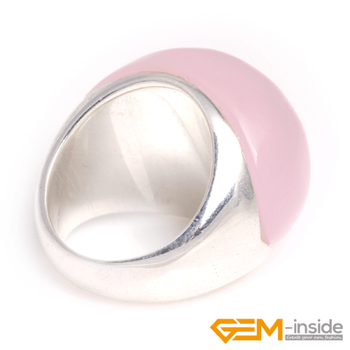 19x25mm Oval Gemstone Beads Tibetan Silver Marcasite Fashion Jewelry Ring #7-#9 - Picture 34 of 45