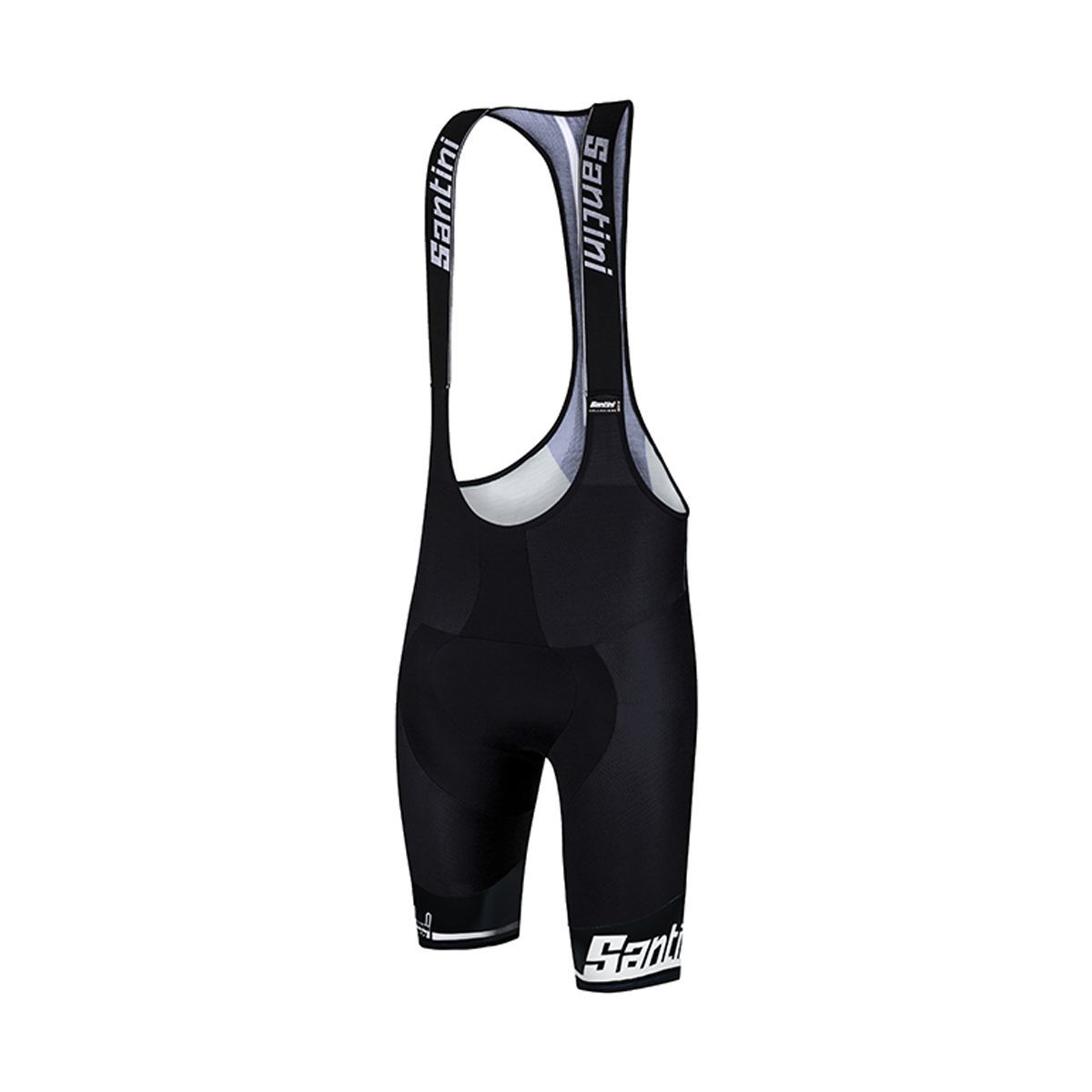Salopette da ciclismo imbottita SANTINI FOTONI 2.0 C3 Nero 3XL elastico Salopette da ciclismo imbottita SANTINI FOTONI 2.0 C3 Nero 3XL elastico