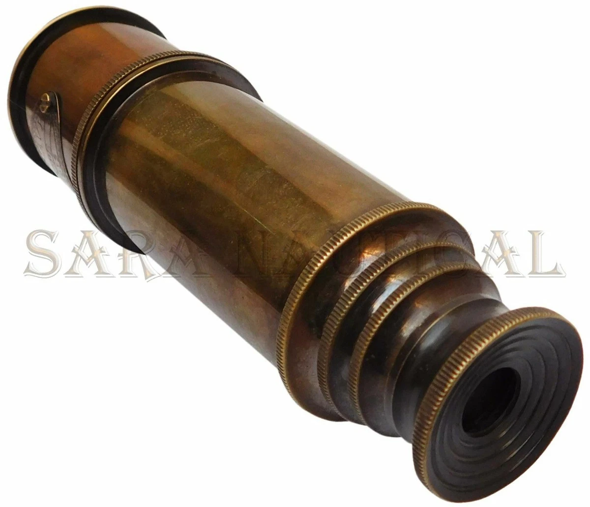 Marine Royal Navy Telescop 16'' London 1915 Brass Antique Marine Spyglass