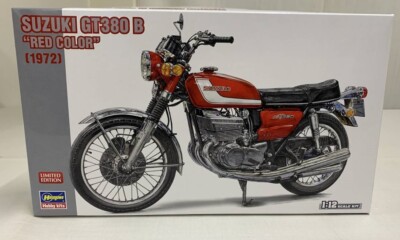1/12 Suzuki GT380 B Red Color 1972 model kit 2024 via FedEx | eBay