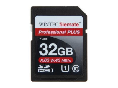 Wintec Filemate Professional Plus 32GB  (SDHC) - 3FMSD32GBU1PI-R