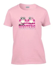 Ladies Save the Hooters Owl Breast Cancer Survivor Awareness Women's T-Shirt Tee