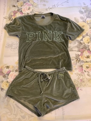 victoria secret pink short sets