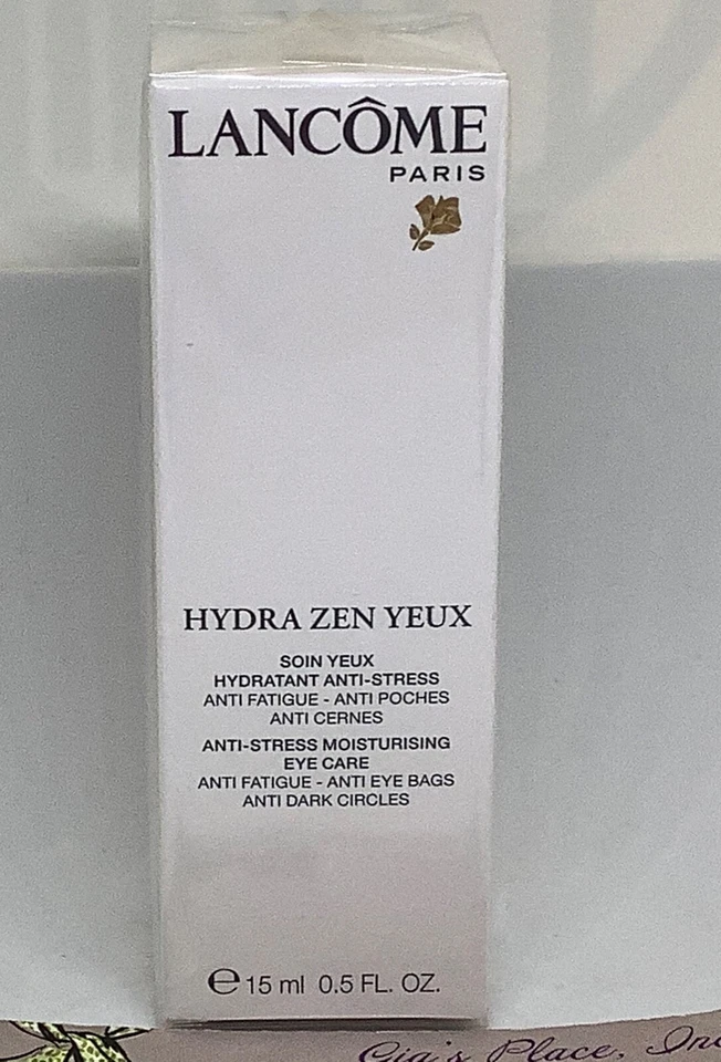 LANCOME HYDRA ZEN YEUX CUIDADO DE LOS OJOS HIDRATANTE ANTI-OJERAS/FÁTICO CAJA SELLADA Foto 3 de 4