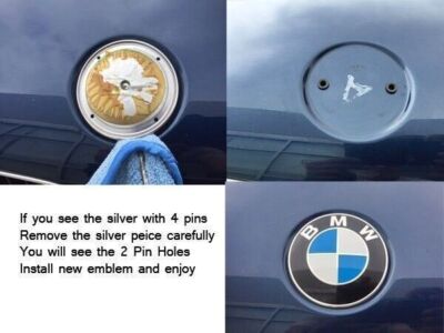 Insigne De Capot BMW 82 Mm OEM Allemagne - Compatible E64 E38 E45 X1 X3 X5 X6 Z3 Z4 - 51148132375