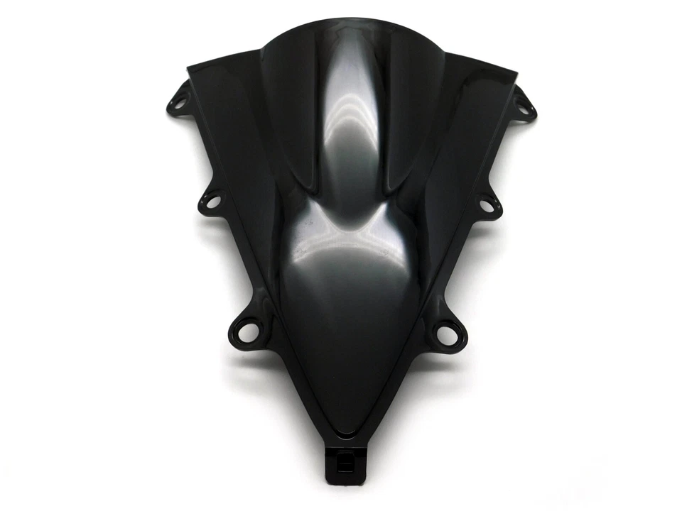 Parabrisas ABS negro doble burbuja para Honda CBR 300R 2015-2022 Foto 3 de 4